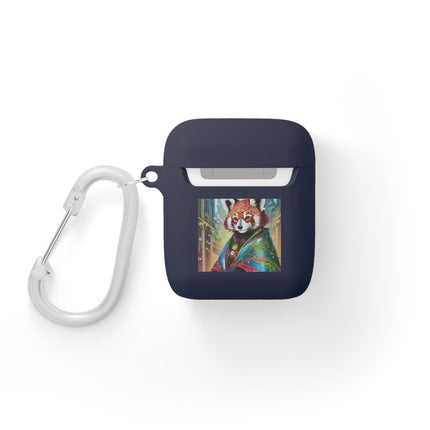 Cybernetic Red Panda AirPods Case Cover