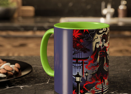 Halloween Sorceress Colorful Mugs (11oz, 15oz)