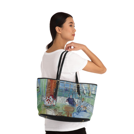 James Duncan by Raoul Dufy PU Leather Shoulder Bag