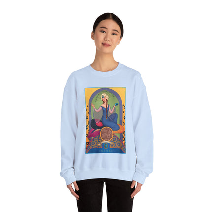 December & Tanzanite (from the Gem Series) by Sofia Chiostri Heavy Blend™ Crewneck Sweatshirt