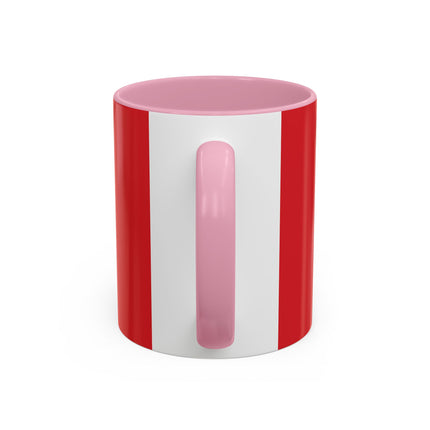❤️ The Lady Of The Crimson Scarf Colorful Mug – Art Deco Christmas Elegance