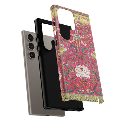 Pink Floral Pattern by Owen Jones Phone Cases