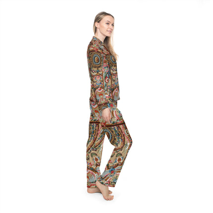 L'Ornement Polychrome by Albert Racine Women’s Satin Pajamas