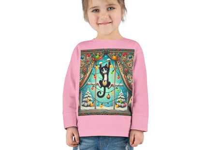 Mischief in Tinselland Toddler Long Sleeve Tee