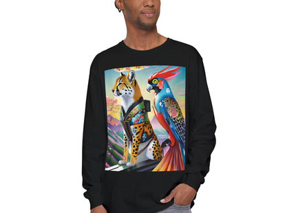 Cybernetic Duets Garment-dyed Long Sleeve T-Shirt