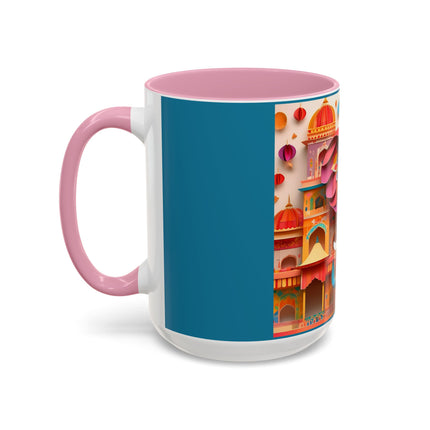 Elephant at an Autumn Festival Colorful Mugs (11oz, 15oz)
