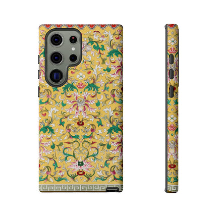 Yellow Botanical Pattern by Owen Jones Phone Cases
