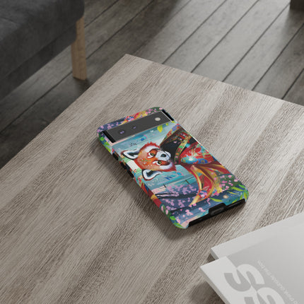 Cybernetic Red Panda Phone Cases