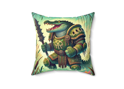 Swamp Tyrant Spun Polyester Square Pillow