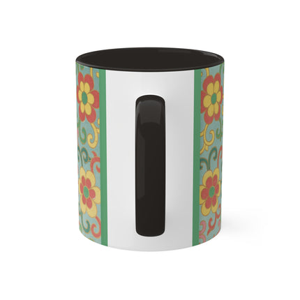 Examples of Chinese Ornament, Pl.09 by Owen Jones Colorful Mugs, 11oz