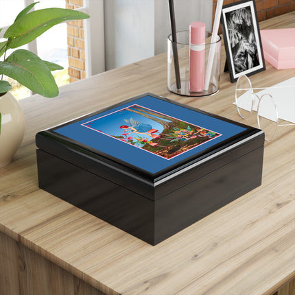 Periwinkle Painting the Petals by Ida Outhwaite Jewelry Box