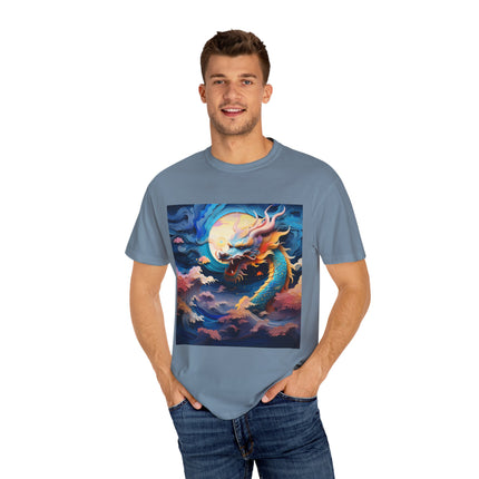 A Dragon's Ascent Unisex Garment-Dyed T-shirt
