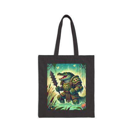 Swamp Tyrant Cotton Canvas Tote Bag
