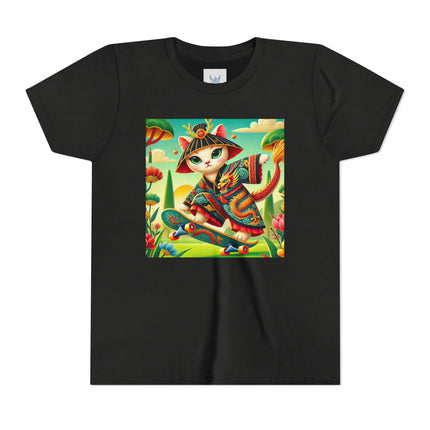 Dragon Dance on Wheels Youth Short Sleeve Tee