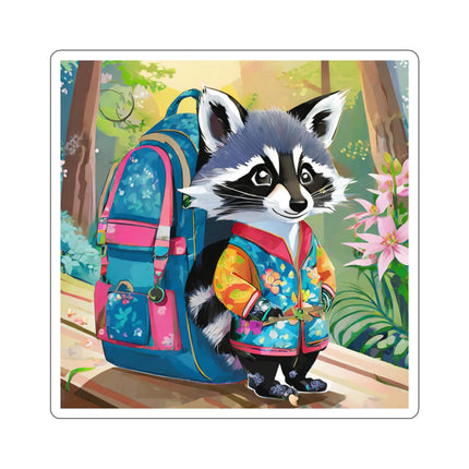 Baby Racoon Kiss-Cut Stickers (4 Sizes)