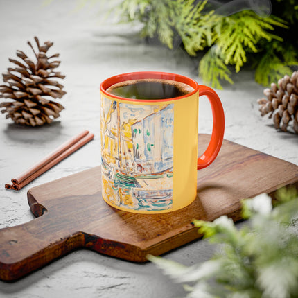 Saint-Tropez by Paul Signac Colorful Mugs (11oz, 15oz)