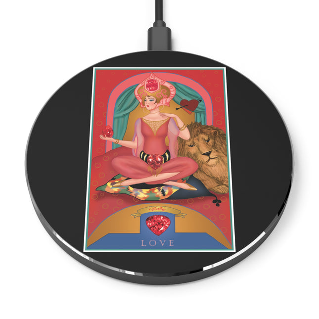 July & Ruby (from the Gem Series) by Sofia Chiostri Wireless Charger