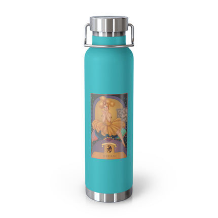 November & Topaz (from the Gem Series) by Sofia Chiostri Copper Vacuum Insulated Bottle, 22oz