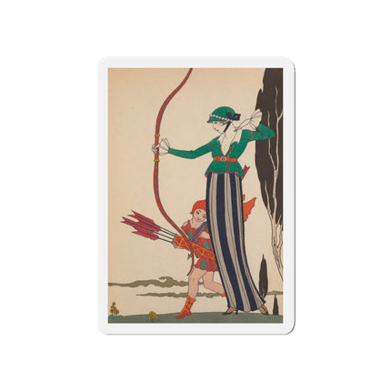 L'Arc Rouge by George Barbier Die-Cut Magnets (5 Sizes)