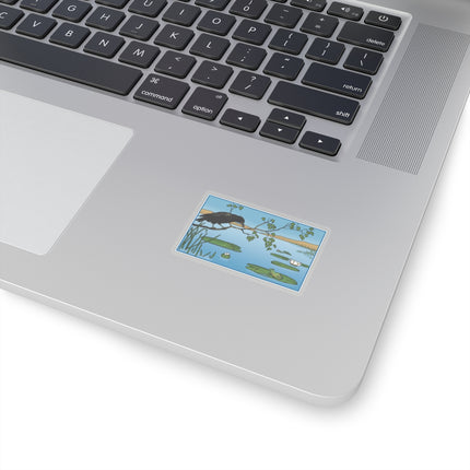 The Crow and the Frog Kiss-Cut Stickers (4 Sizes)