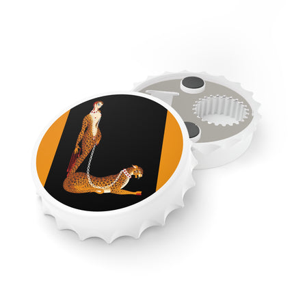 Leopard Queen Bottle Opener – Wild Beauty & Art Deco Glamour