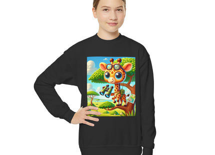 Giraffe Lookout Youth Crewneck Sweatshirt