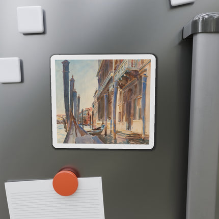 Gondola Moorings on the Grand Canal by John Singer Sargent Die-Cut Magnets (5 Sizes)
