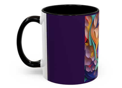 The Elegant Iris Flower Colorful Mugs (11oz, 15oz)