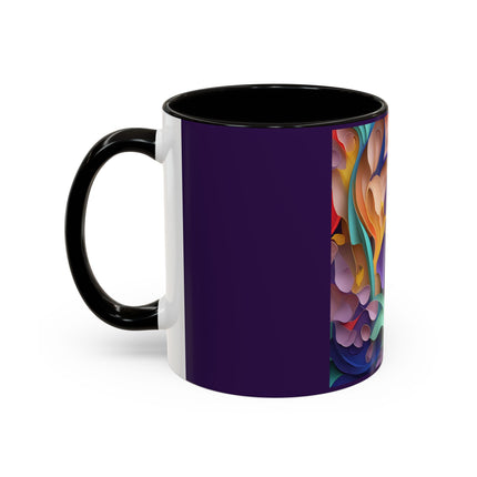 The Elegant Iris Flower Colorful Mugs (11oz, 15oz)