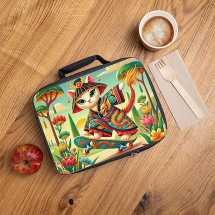 Dragon Dance on Wheels Lunch Bag – Bold Adventure & Dynamic Grace