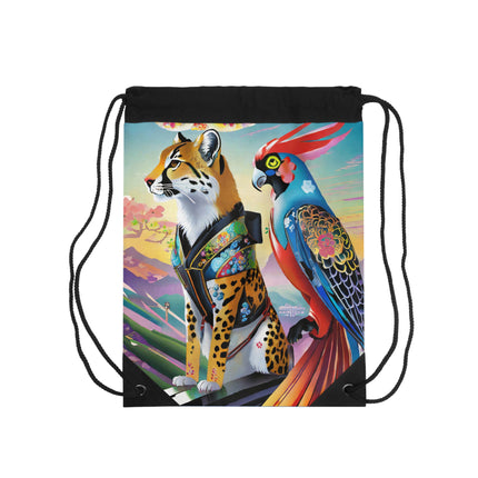 Cybernetic Duets Drawstring Bag