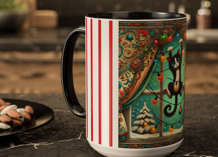 Mischief in Tinselland Colorful Mugs (11oz, 15oz)