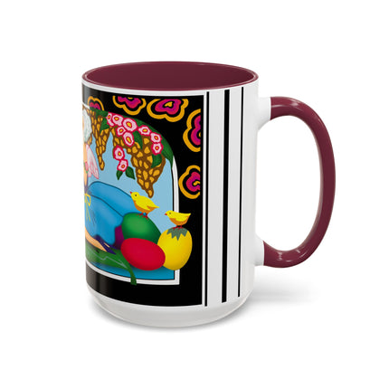 Blooms and Chicks Colorful Mugs (11oz, 15oz)
