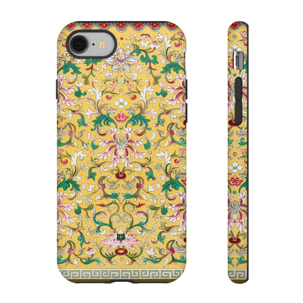 Yellow Botanical Pattern by Owen Jones Phone Cases