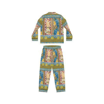 Eagle and Oak, Macaws and Corn by Maurice Pillard Verneuil Women’s Satin Pajamas