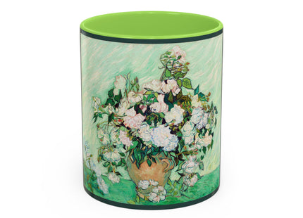 Roses by Vincent Van Gogh Colorful Mugs (11oz, 15oz)