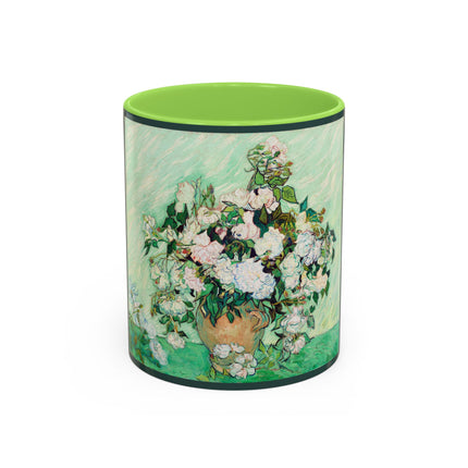 Roses by Vincent Van Gogh Colorful Mugs (11oz, 15oz)