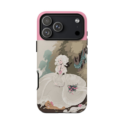 Rococo Garden Reader Phone Case – Whimsical Elegance & Timeless Charm