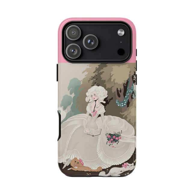 Rococo Garden Reader Phone Case – Whimsical Elegance & Timeless Charm