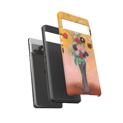 Vase of Flowers by Odilon Redon Phone Cases