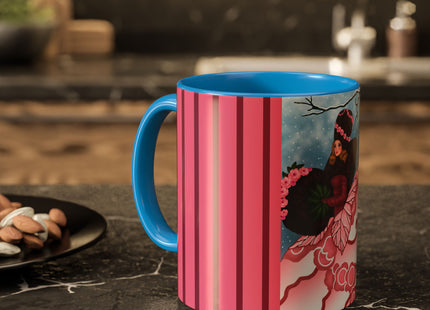 Winter Rose Empress Colorful Mugs (11oz, 15oz)