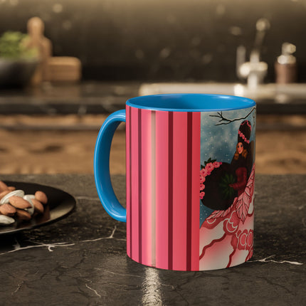 Winter Rose Empress Colorful Mugs (11oz, 15oz)
