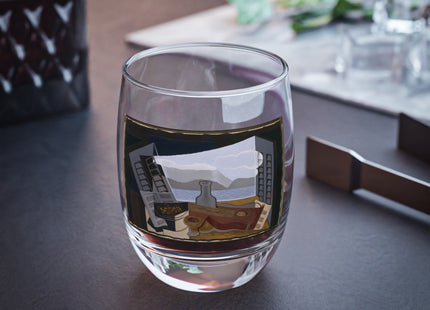 Open Window by Juan Gris Whiskey Glass