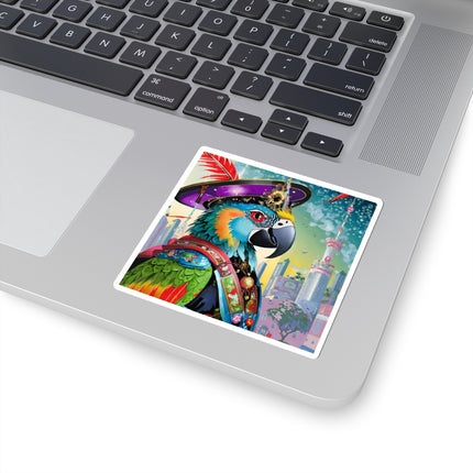 Tech Plumes Kiss-Cut Stickers (4 Sizes)