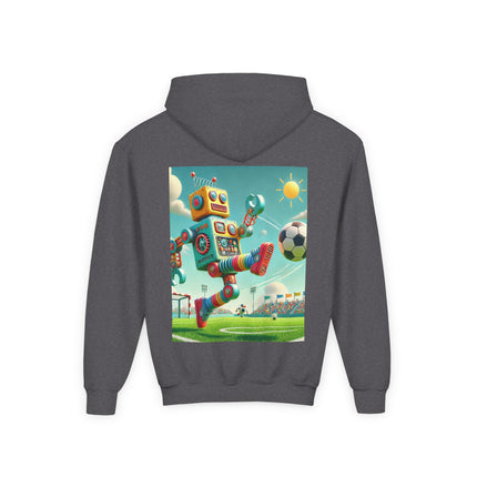 Kickoff Bot! Youth Hooded Sweatshirt – Game Day Energy & Action-Packed Fun
