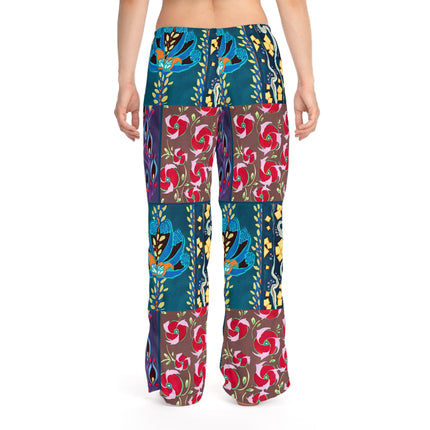 Floral Pattern by Emile-Alain Séguy Women's Pajama Pants (AOP)