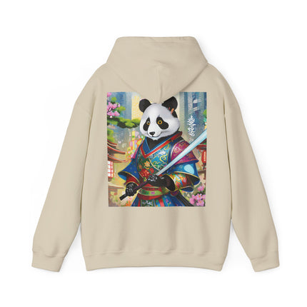 Cyberpunk Samurai Panda – Heavy Blend™ Hooded Sweatshirt