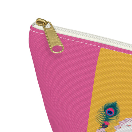 Peacock Ladies in the Garden Cosmetic Bag – Playful Elegance & Art Deco Charm