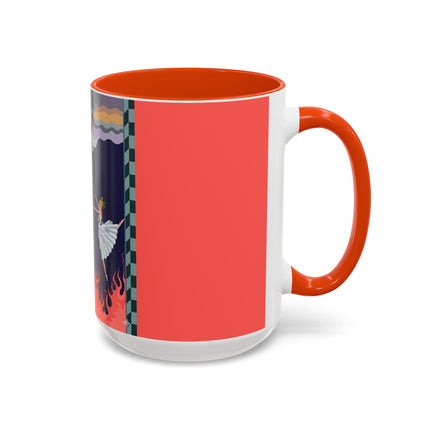 The Firebird's Awakening Colorful Mug (11oz, 15oz) – Ballet Fantasy, Mythic Fire & Art Deco Drama