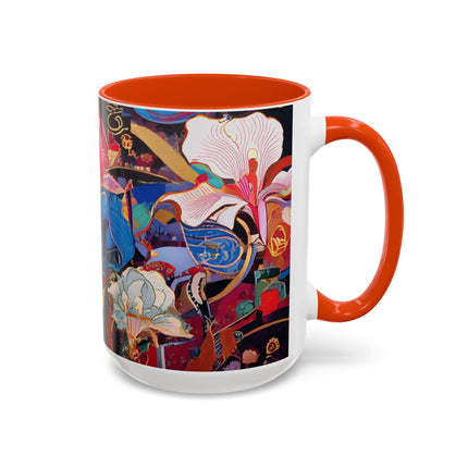 Ethereal Irises Colorful Mugs (11oz, 15oz)